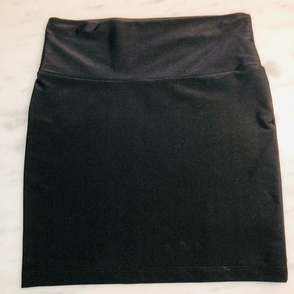 F21 spandex skirt